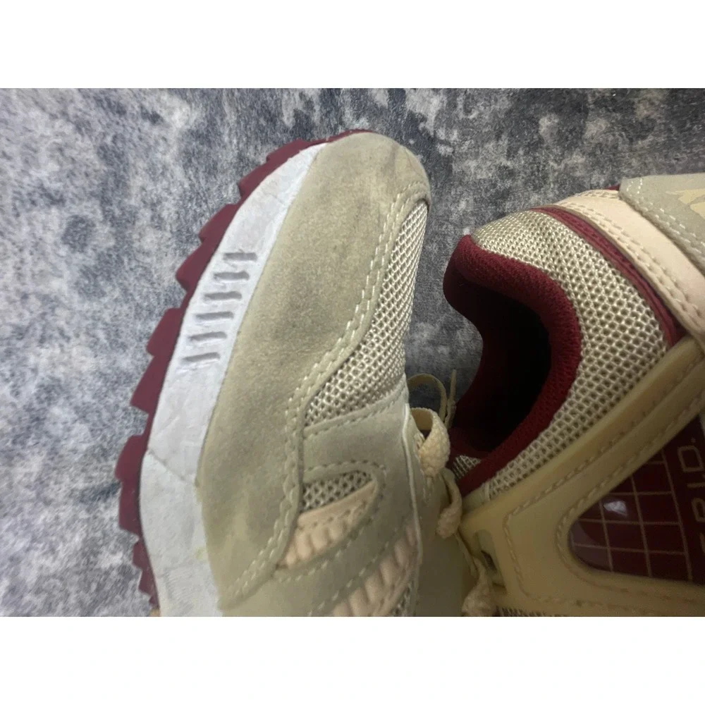 Saucony Men 10 Grid SD Sneakers Cream Burgundy Retro Athleisure‎  Streetwear